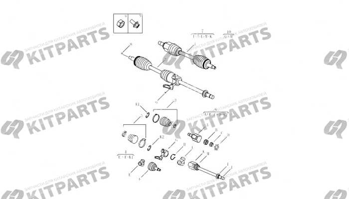 Приводные валы [2.4L,GS\GL,2WD] Geely