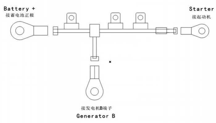 Жгут проводов стартера и генератора Lifan